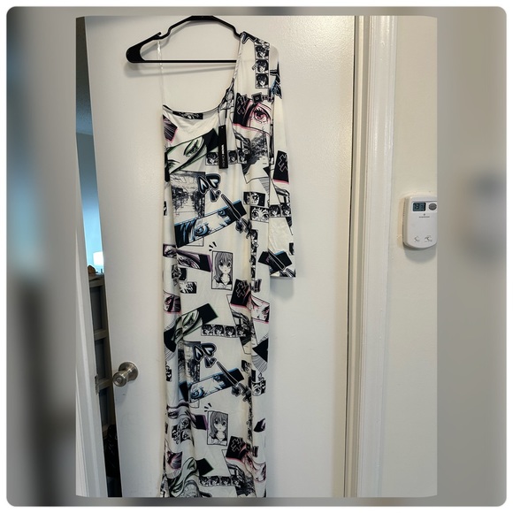 Comic Queen Maxi Dress - White/combo - Picture 2 of 5